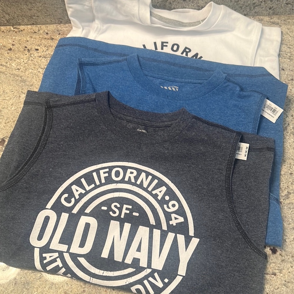 Set of 3 Boys Tanks